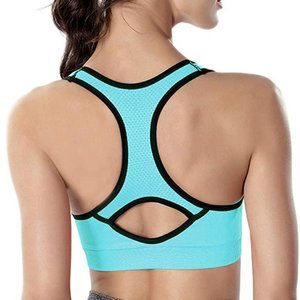 Racerback | Blue+Grey+Black | Sports Bras